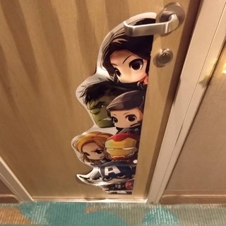 迪士尼遊輪 Marvel漫威英雄 房門裝飾磁鐵
