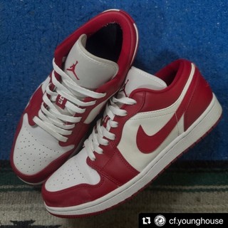 （中古品）Air Jordan 1 Low ”Gym Red“ 553558-611 28cm
