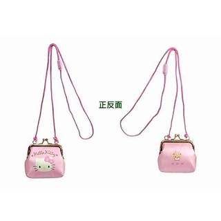 口金包 HELLO KITTY 零錢包 附頸掛繩 凱蒂貓 口金零錢包 大臉款 日本進口正版品㊣牛牛ㄉ媽