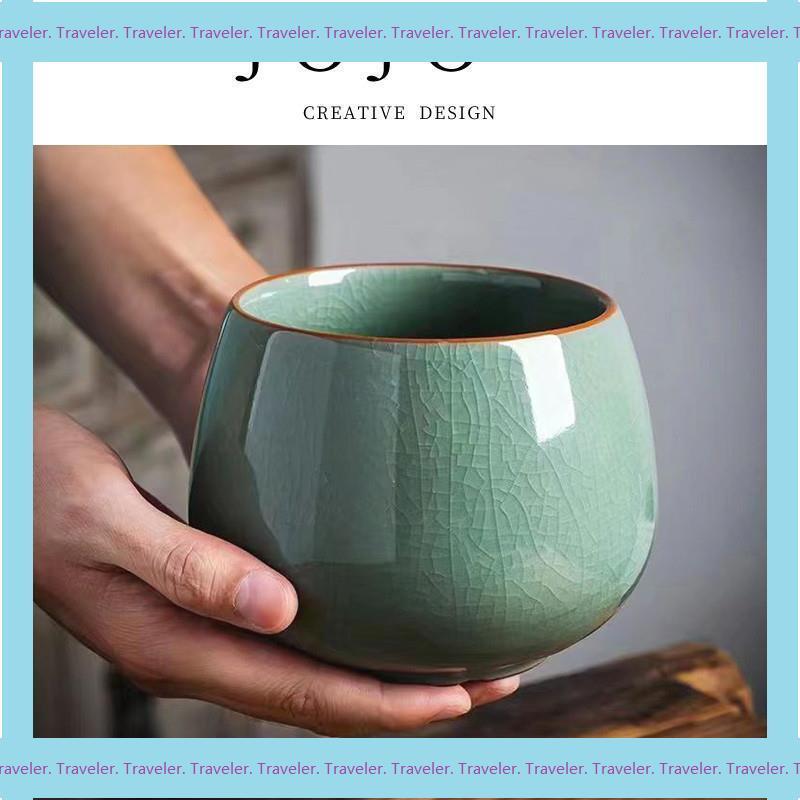 新品免運汝窯 陶瓷 茶具 茶道 用品 水盂 茶洗 建水 茶水缸 茶桶 功夫茶 茶藝 茶席必備Traveler.