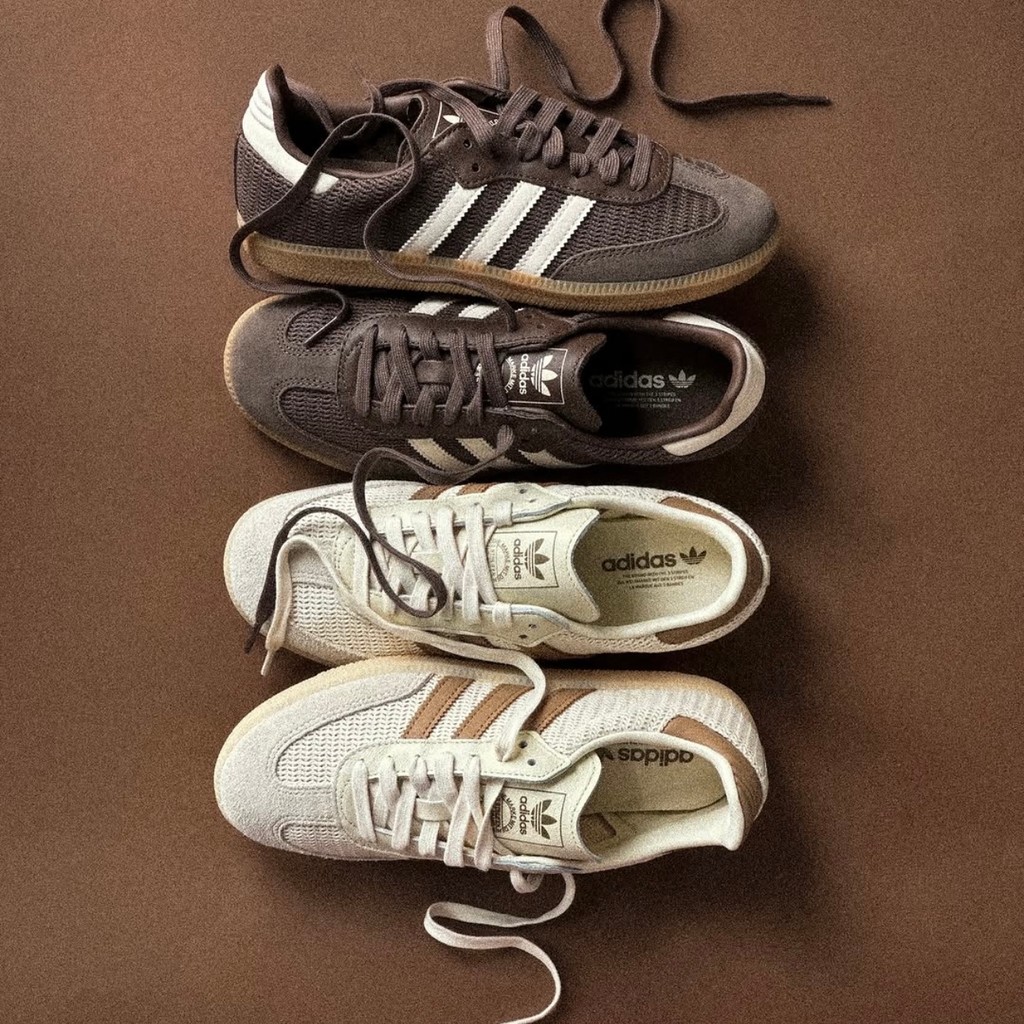 🇯🇵 adidas originals SAMBA OG 時尚潮流 透氣網面 板鞋 休閒鞋 夏季穿搭 男女同款 棕色