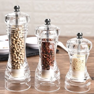 Acrylic Salt Pepper Mill Grinder Manual Pepper Salt Spices S