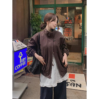 Codibook｜韓國 frenchaube 高領夾克藍色飛行員外套［預購］夾克 女裝
