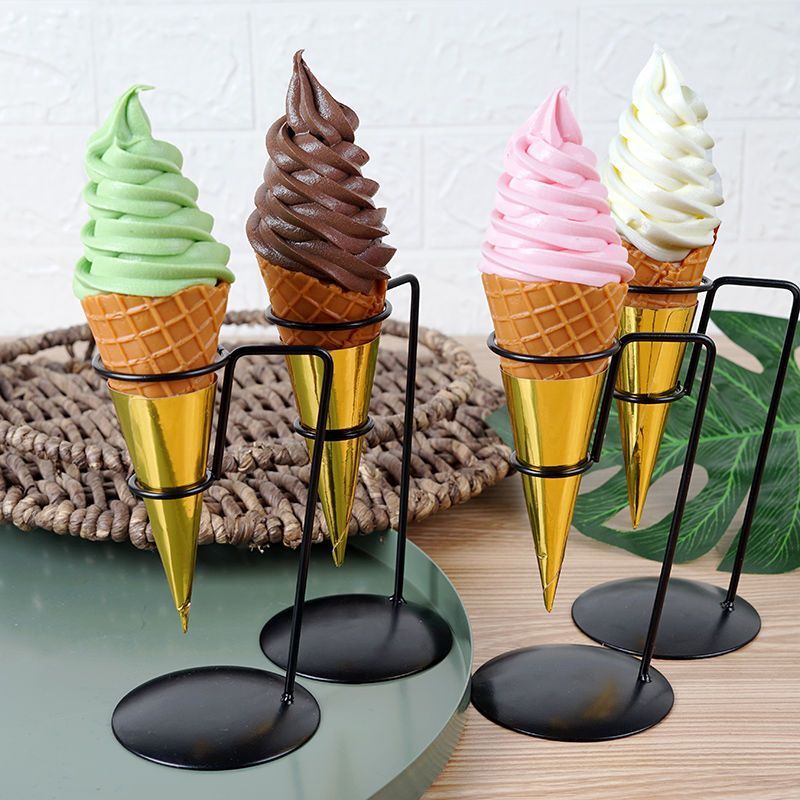 ⭐臺中⭐仿真冰淇淋假冰淇淋球模型甜筒雪糕擺件商用展示道具聖代