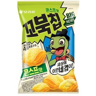 好麗友 烏龜玉米脆片-玉米濃湯原味(80g/包(有效日期：2026/05/29))[大買家]
