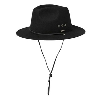 BRIXTON 紳士帽 WESLEY GUARD PACKABLE FEDORA BLACK 【TCC】