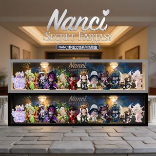 🎈收納展示框 盲盒架 相框展示櫃 手辦收納架🎈 適用rolife若來Nanci靜謐之地系列盲盒手辦防塵收納展示盒擺件