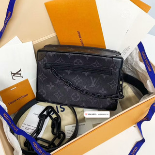 免運 LV 路易威登 Soft Trunk mini盒子包 M44735 鏈條包 單肩包 斜背包 小方包 斜挎包