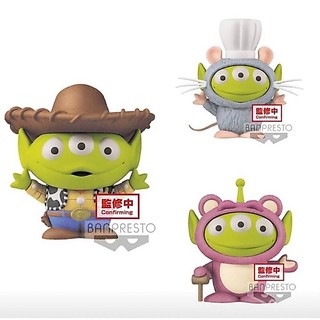 日版 景品 Fluffy Puffy 三眼怪裝扮角色 三眼怪 玩具總動員 胡迪 料理鼠王 熊抱哥 三隻一組 整套販售