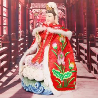 🎁南海觀世音菩薩神袍 神明衣 神明披風 神像千手觀音披風 神明雪衣 神衣 蓮花衣 佛像神袍 神明披肩 媽祖神衣