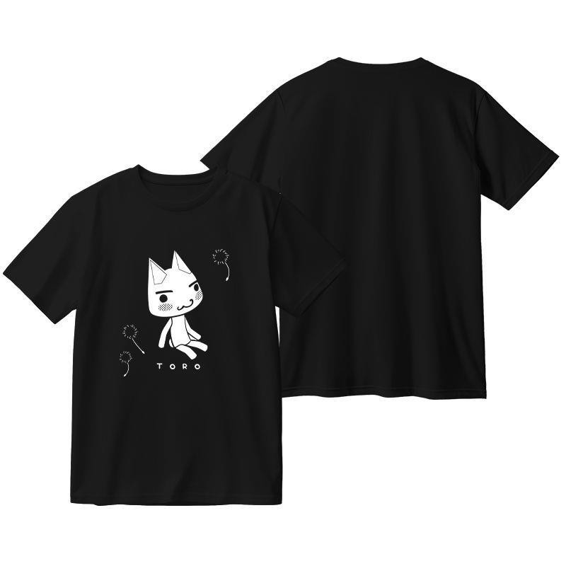 多羅貓 井上多羅夏季可愛卡通純棉短袖T恤動漫學生青少年透氣衣服