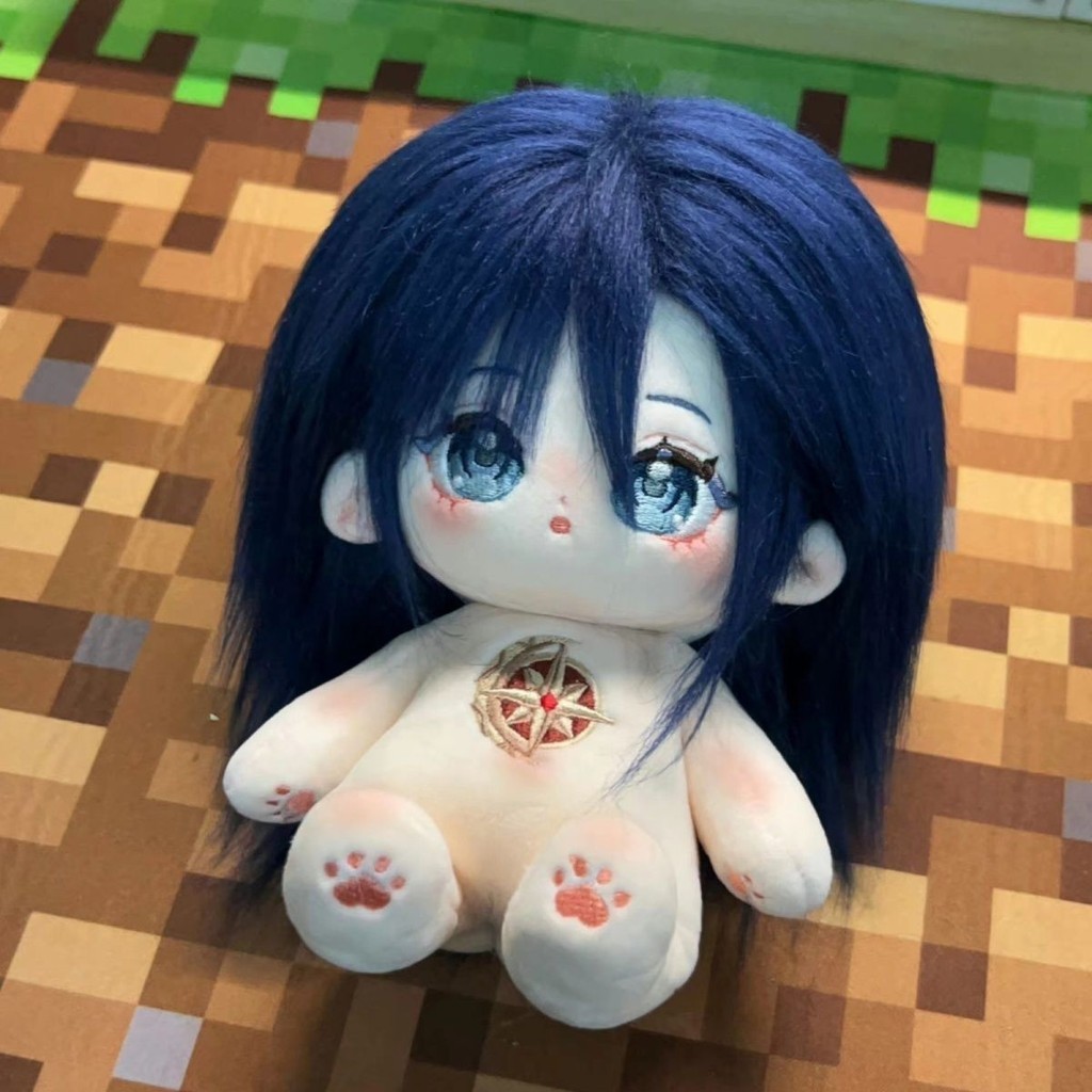 棉花娃娃 娃娃原神遊戲周邊莫娜屬性20cm棉花娃娃超萌高顏值便宜毛絨公仔玩偶 娃娃 玩偶 公仔