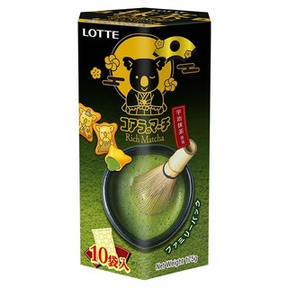 LOTTE樂天 小熊餅家庭號-宇治抹茶風味175g克【萬家福】