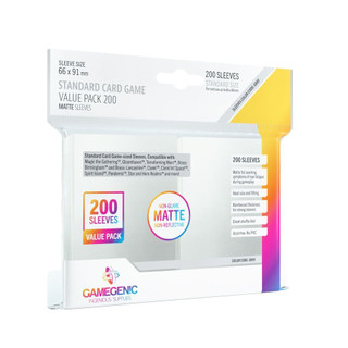 【Asmodee】標準磨砂牌套 200張 Gamegenic STANDARD CARD GAME VALUE PACK