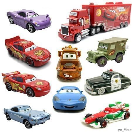【蝦皮熱賣精選】麥坤玩具車 閃電麥坤車 Tomica cars 賽車/汽車總動員2 路霸闆牙車王莎莉 兒童閤金汽車車王飛
