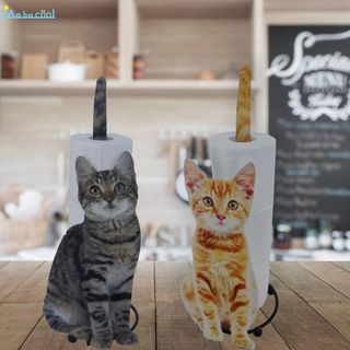 Toilet Paper Towel Holder Cat Shape Bathroom Toilet Paper St