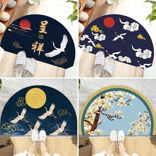 Semi-circular Floor Mats Absorbent Floor Mats Anti-slip Door