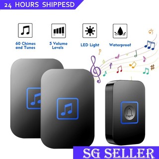 Wireless Doorbell 300m Range Home Intelligent Door Bell Chim