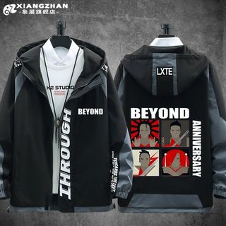 beyond黃家駒同款光輝歲月演唱會紀念衣服連帽夾克男女外套上衣潮【gvtjxy ~/~展展】