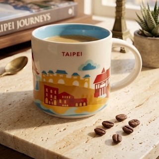 【絕版收藏】星巴克 Starbucks 台北城市杯 TAIPEI 馬克杯 (14oz) / You Are Here