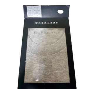 BURBERRY 日本製 L號 純棉素面短T 未使用 附盒裝