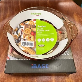 SNAPWARE Amber 晶彩琥珀耐熱玻璃烤盤 7吋1入組
