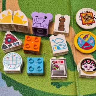 全面出清不補【點點小豆】LEGO 樂高積木 DUPLO 得寶 標誌 圖案 組合 全新 如圖！07