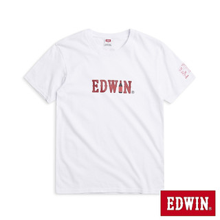 EDWIN 男款 金蘭食品 金蘭LOGO短袖T恤(白色)