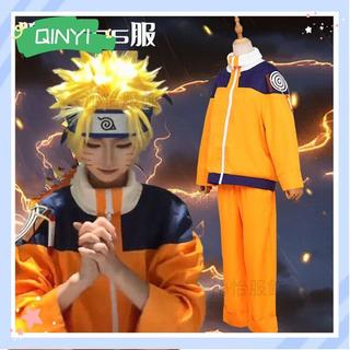 <臺灣特價>>🔥🔥火影忍者鳴人cos服全套一代漩渦鳴人少年動漫服裝萬聖節cosplay男QingYi