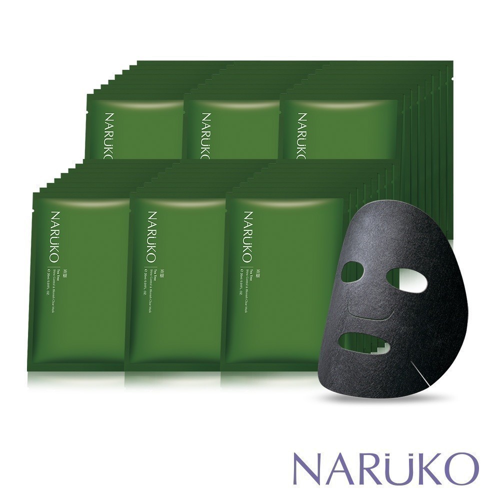 【NARUKO牛爾】茶樹神奇痘痘黑面膜48片 (保濕/抗痘/控油)