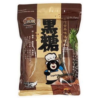 老傳家臺灣傳統黑糖500g克 x 1【家樂福】
