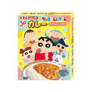 丸美屋玉米甘口咖哩(蠟筆小新)160g克【康達盛通】