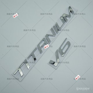 適用於Ford 福特 TITANIUM V6標尾標 個性改裝車貼標