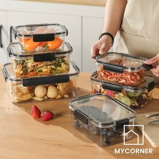 Practical Crisper Bento Box Sealed Transparent Food Storage