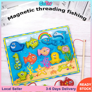 Magnetic Pescaria Fishing Toys Funny Montessori Educational