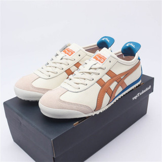 Asics Onitsuka Tiger MEXICO 66 男女款 白色 皮革 舒適 休閒運動鞋
