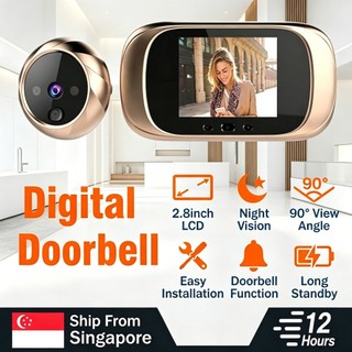 Smart Video Door Viewer Door Bell HD Night Vision Anti-Theft