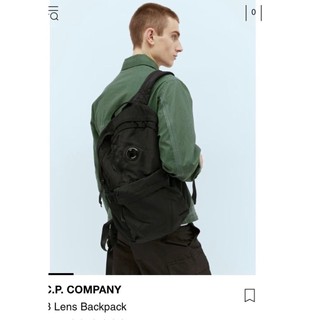 C.P. Company Nylon B Lens Backpack背包 少量 潮流代購 黑色