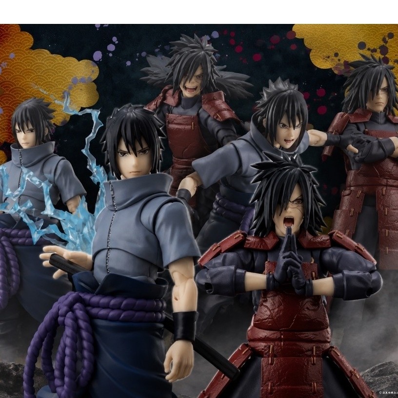 【ZZZ】現貨 正版 BANDI S.H.Figuarts火影忍者 宇智波斑+宇智波佐助 燃燼黑暗的孤高忍者 佐助3.0