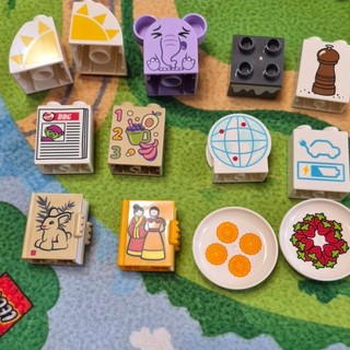 全面出清不補【點點小豆】LEGO 樂高積木 DUPLO 得寶 標誌 圖案 組合 全新 如圖！14