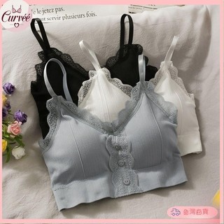 🎀台灣有貨12H🎀免運韓款蕾絲背心式內衣美背內衣一件式式集中爆乳無鋼圈裹胸式少女爆款抹胸小胸內衣無鋼圈內衣蕾絲性感內