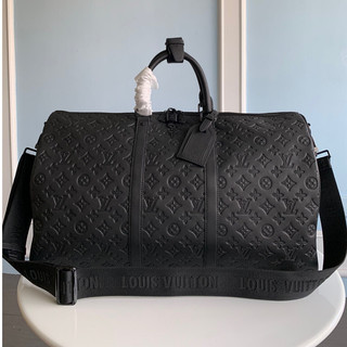 LOUIS VUITTON 路易威登 Keepall Bandoulière 50 黑色旅行包 M44810