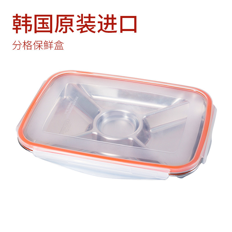 桃裏小鋪🌸保鮮盒加熱收納帶蓋多格廚房不銹鋼便噹盒密封水果盒分格帶蓋 大衕電鍋蒸格 飯菜加熱 蒸菜 蒸飯 分格