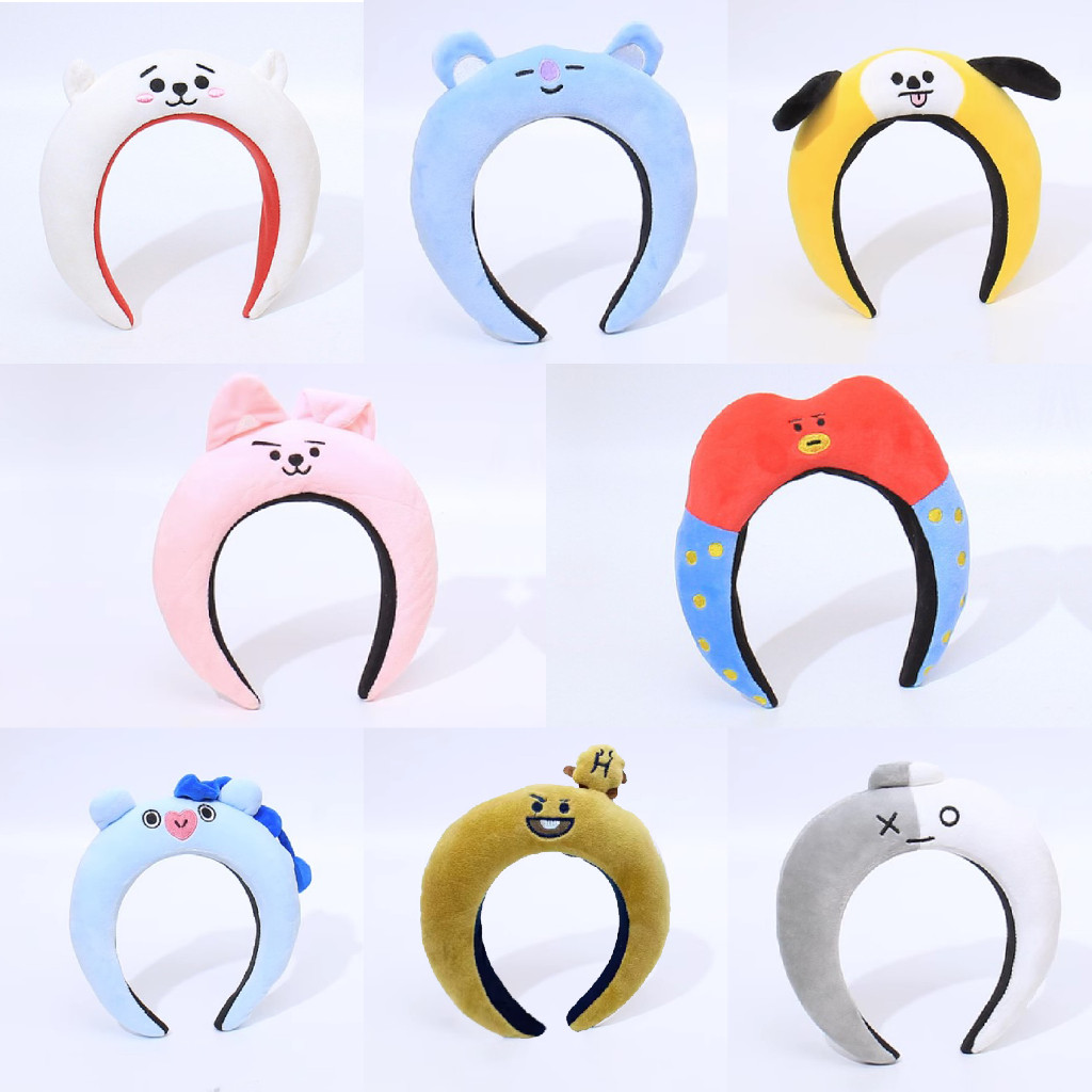 💫BT21髮箍 BT21髮飾 KOYA RJ SHOOKY MANG CHIMMY TATA COOKY 髮圈頭飾