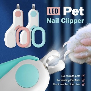 Professional Pet Nail Clipper with LED Light/Stainless Steel