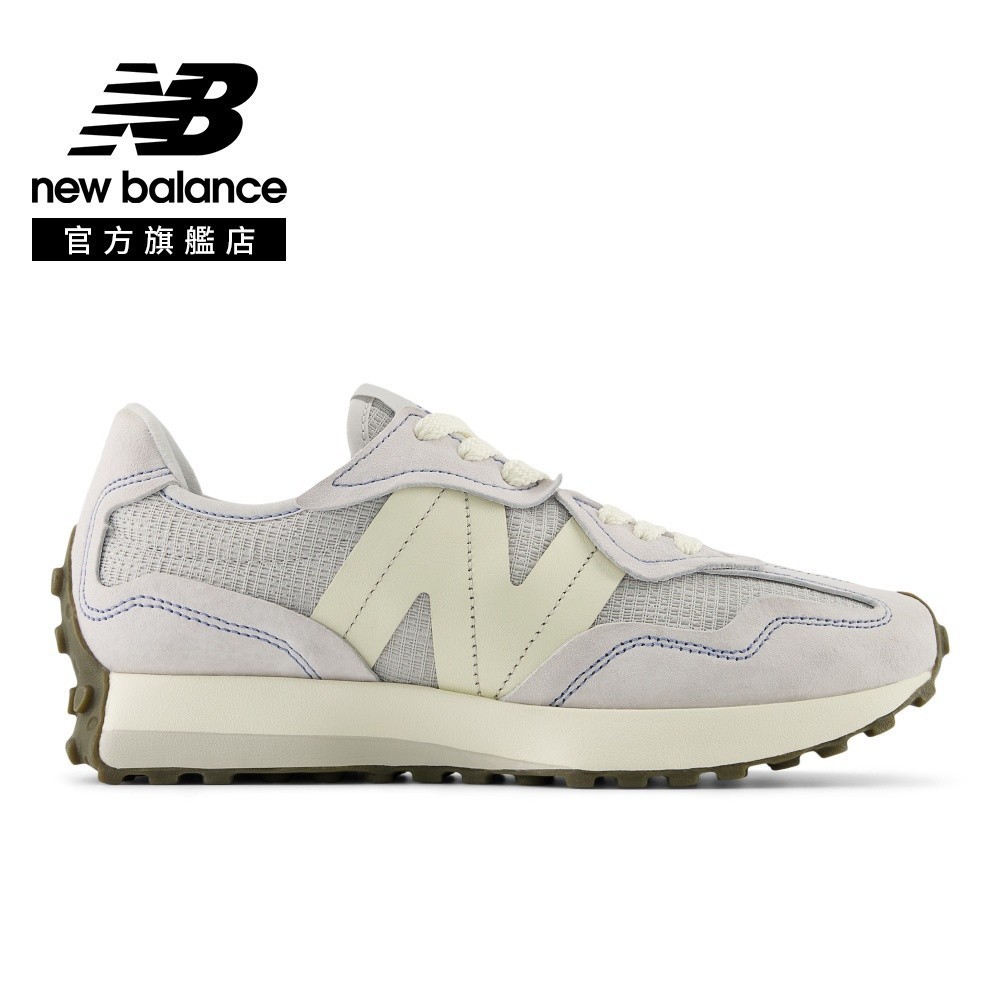 【New Balance】 NB 復古鞋_中性_米藍紫_U327W6VY-D楦 327 (版型正常)
