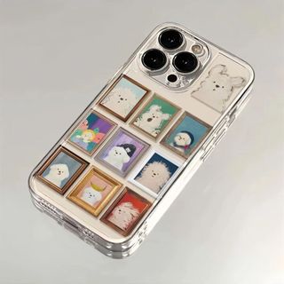 手機殼 防摔殼 潦草小狗適用iphone14/15/16蘋果13/12/11手機殼軟殼全包軟殼軟膠
