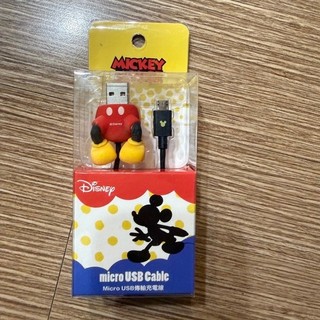 Disney米奇 屁屁造型( micro USB傳輸線) 安卓 傳輸線 充電線