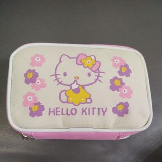 搬家出清 hello Kitty 三麗鷗 凱蒂貓 化妝包 收納包 帆布雙拉鍊包