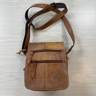 《二手精品包Cordan Leather 稀有老件 牛皮 肩背包 / 斜背包